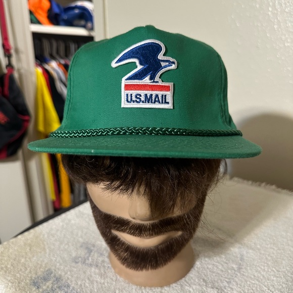 Vintage USPS Mailman “Dallas Mavericks” hat 80s - Picture 1 of 8